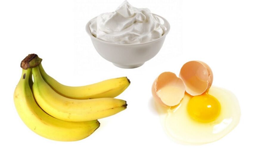 Masca cu ouă și banane este potrivită pentru toate tipurile de piele